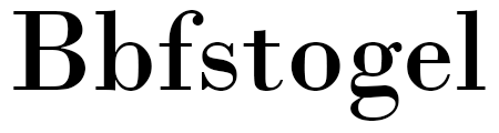 Bbfstogel